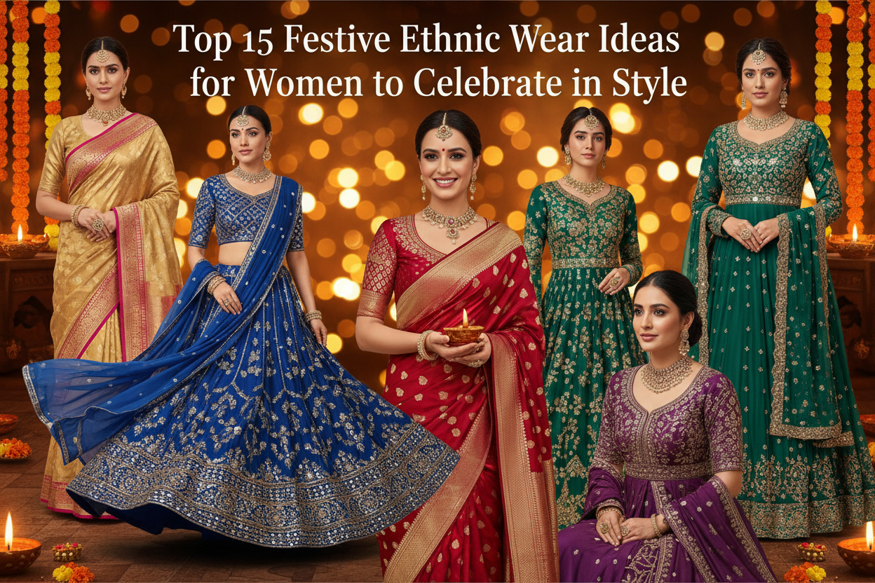 Top 15 Festive Ethnic Wear Ideas for Women to Celebrate in Style