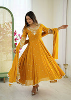 Designer Anarkali Gown Set