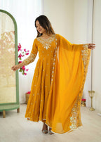 Designer Anarkali Gown Set