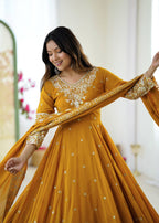 Designer Anarkali Gown Set