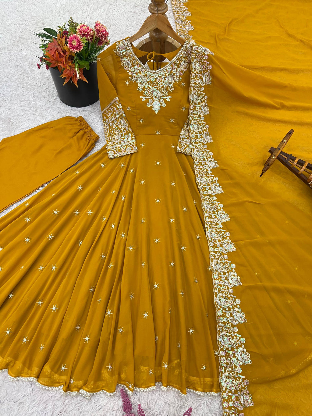 Designer Anarkali Gown Set