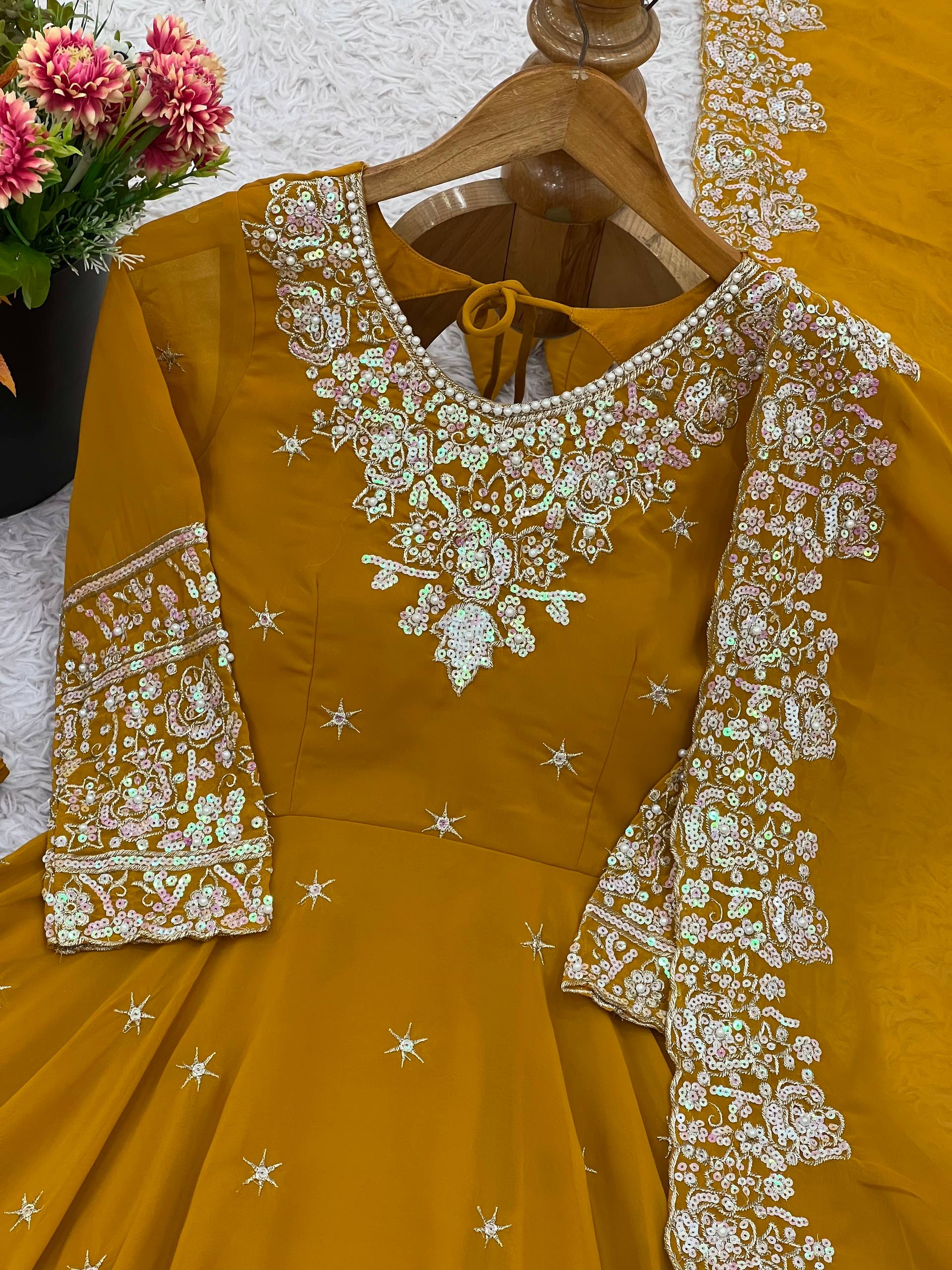 Designer Anarkali Gown Set