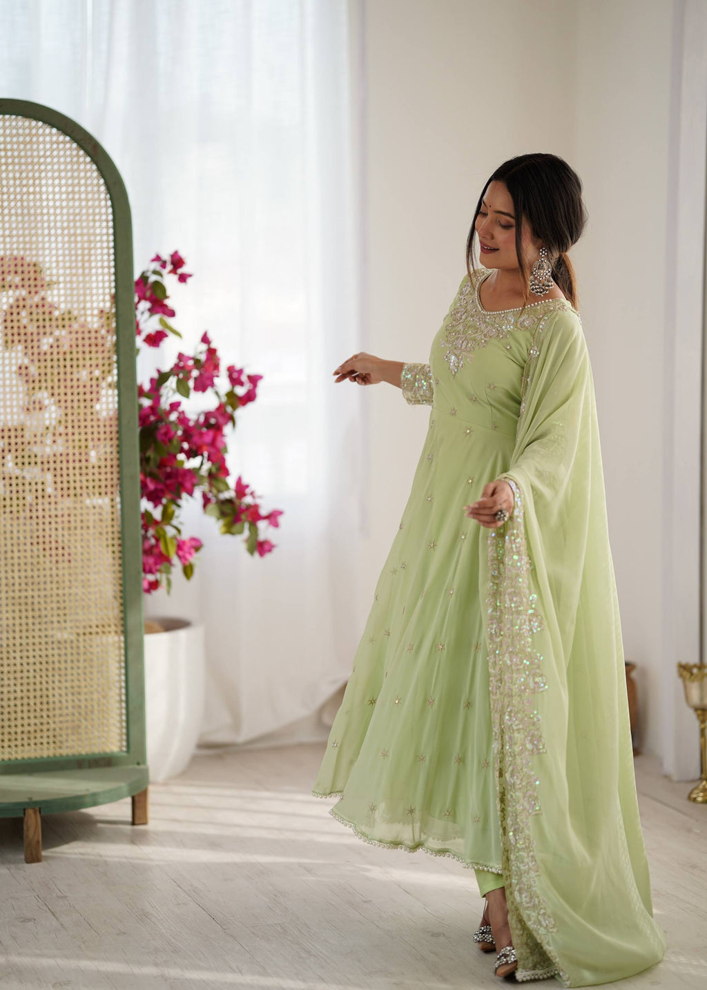 Designer Anarkali Gown Set