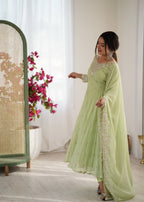 Designer Anarkali Gown Set