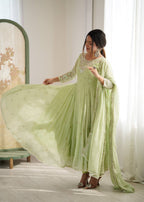 Designer Anarkali Gown Set