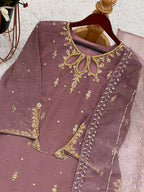 New Designer Collection in Faux Georgette With Heavy Embroidery Sequence Work Suit