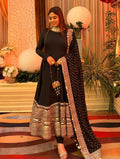 New Designer Party Wear Look Stylish Heavy Embroidery Work Gown Set