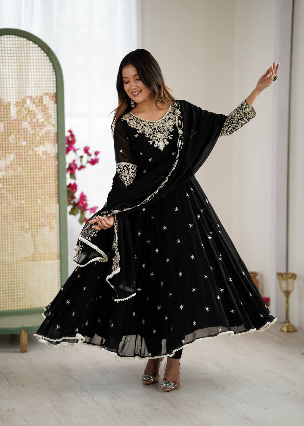 Designer Anarkali Gown Set