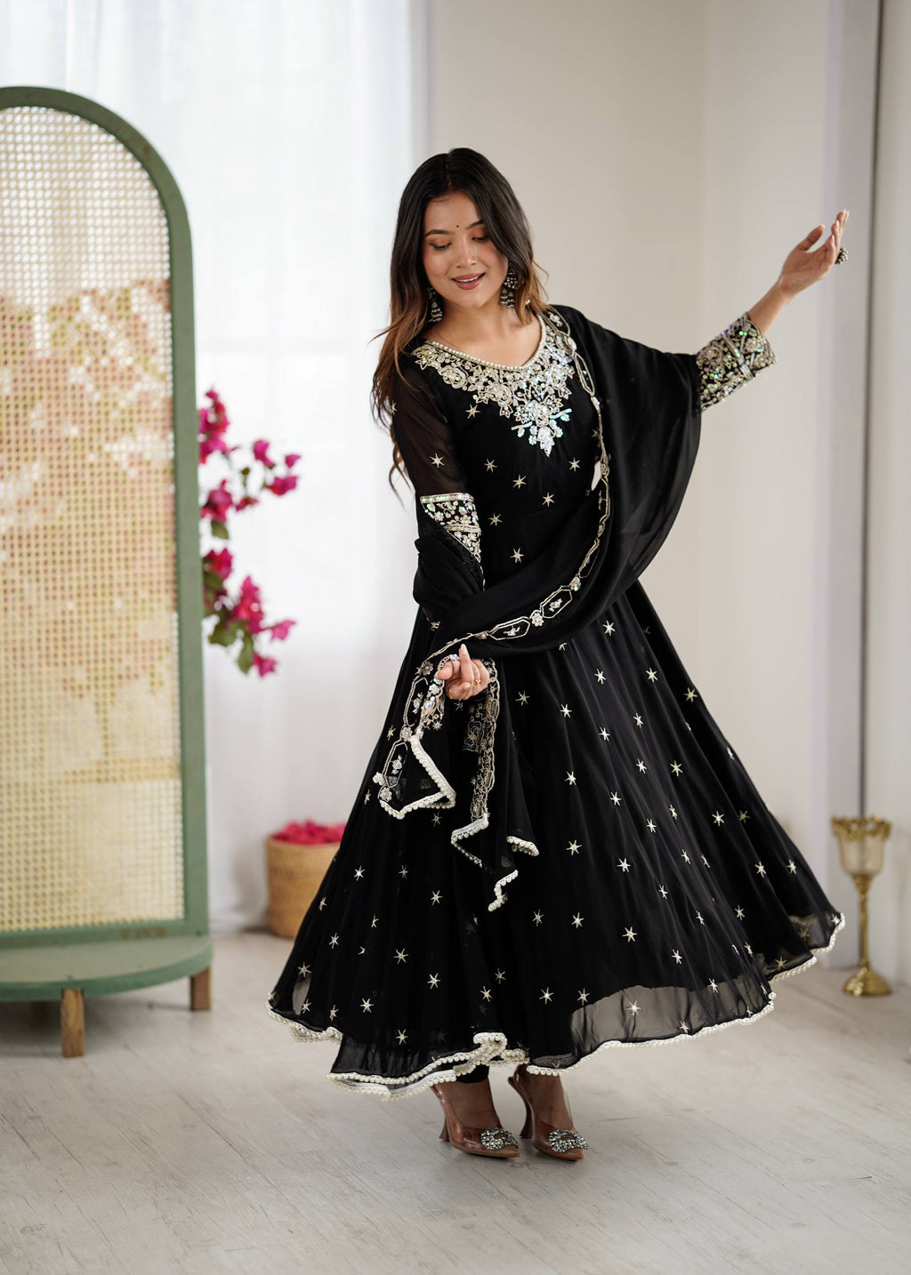Designer Anarkali Gown Set