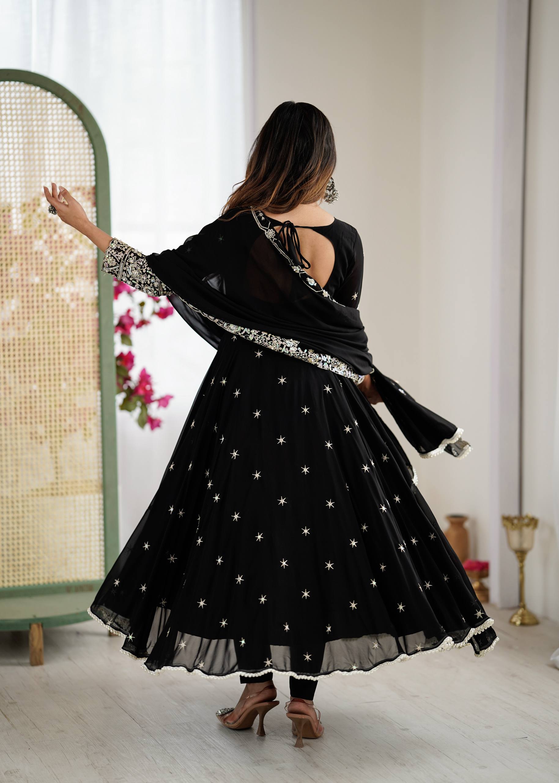 Designer Anarkali Gown Set