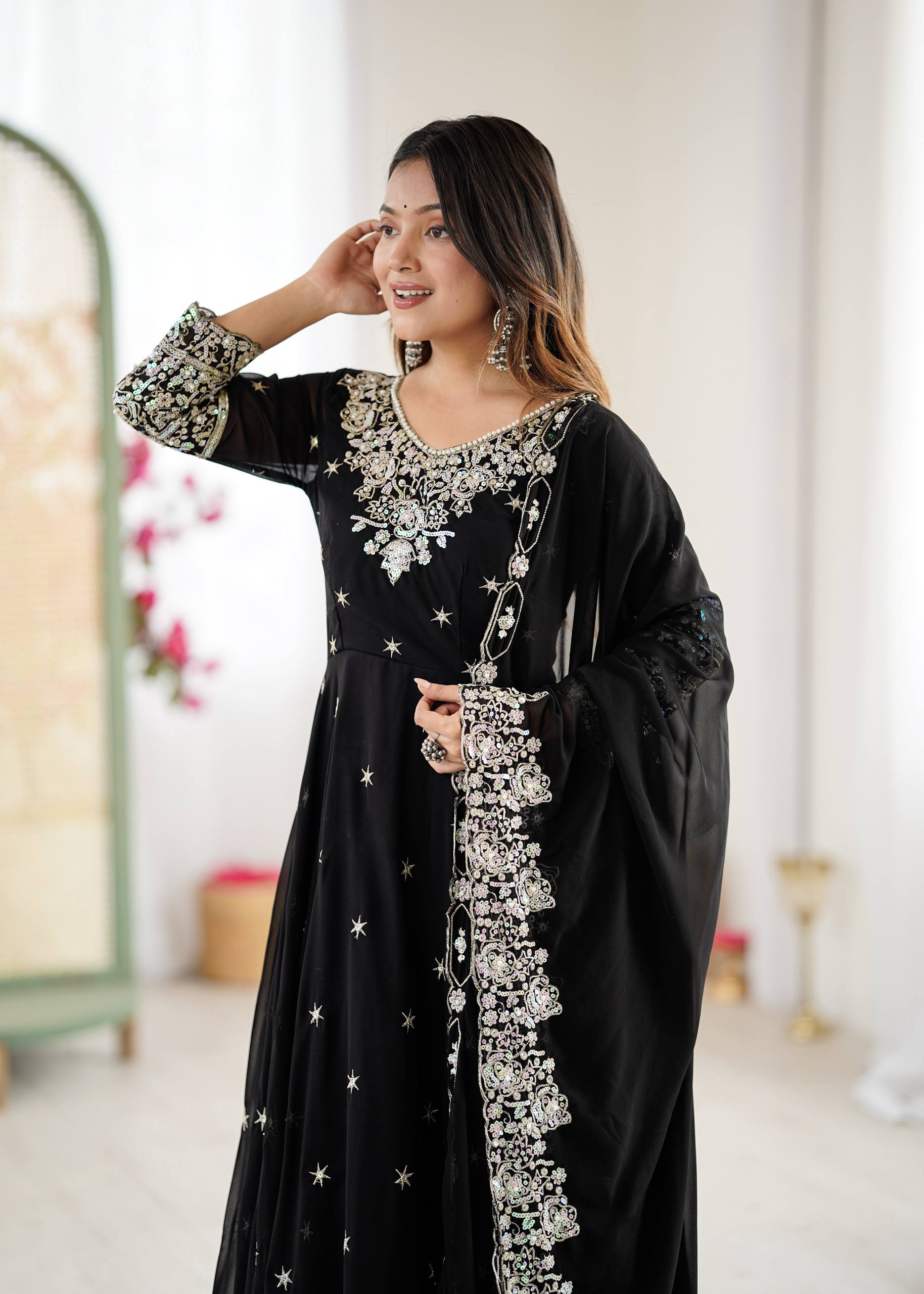 Designer Anarkali Gown Set