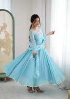 Designer Anarkali Gown Set