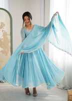 Designer Anarkali Gown Set