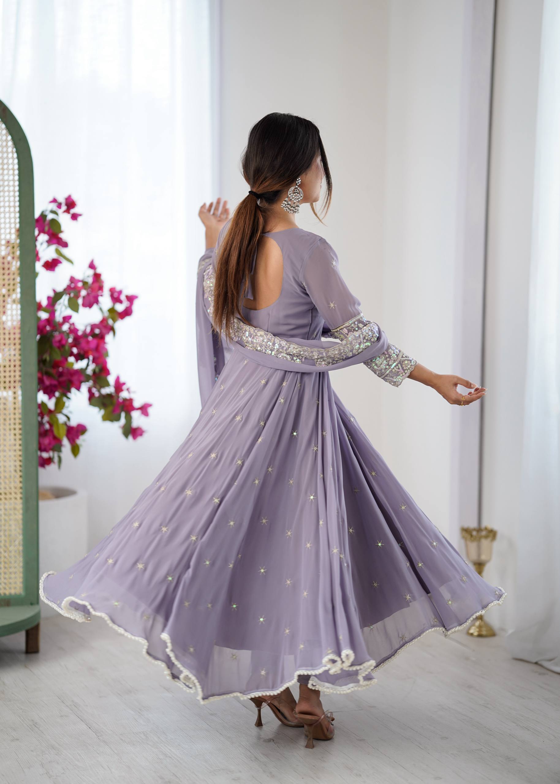 Designer Anarkali Gown Set