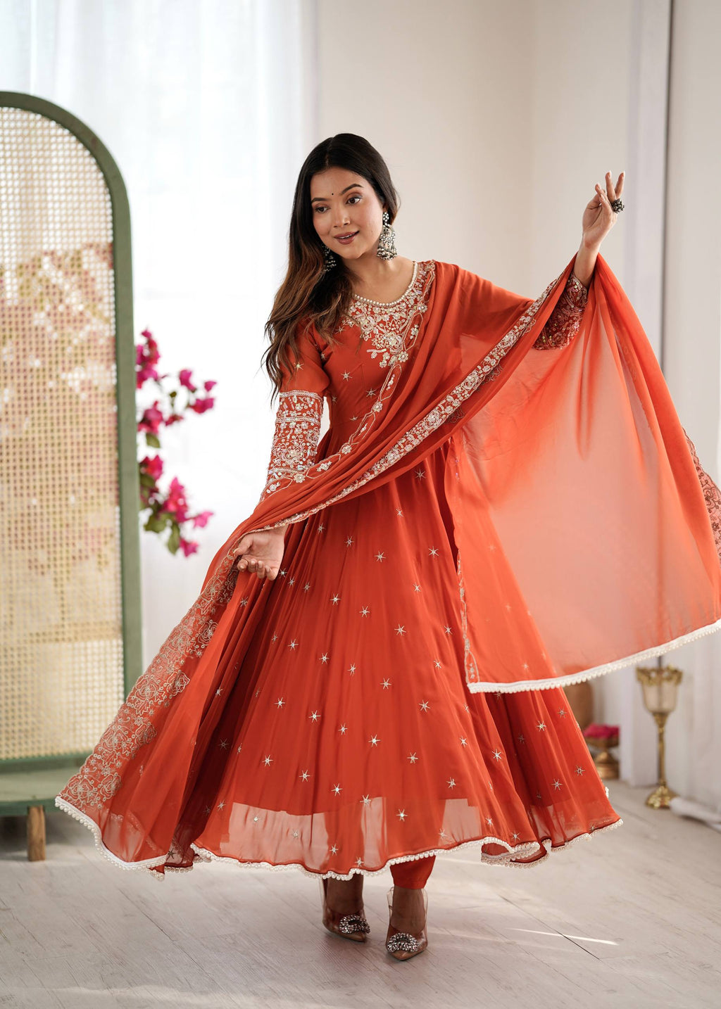 Designer Anarkali Gown Set