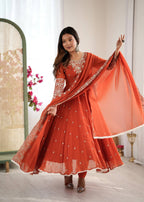 Designer Anarkali Gown Set