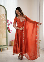 Designer Anarkali Gown Set
