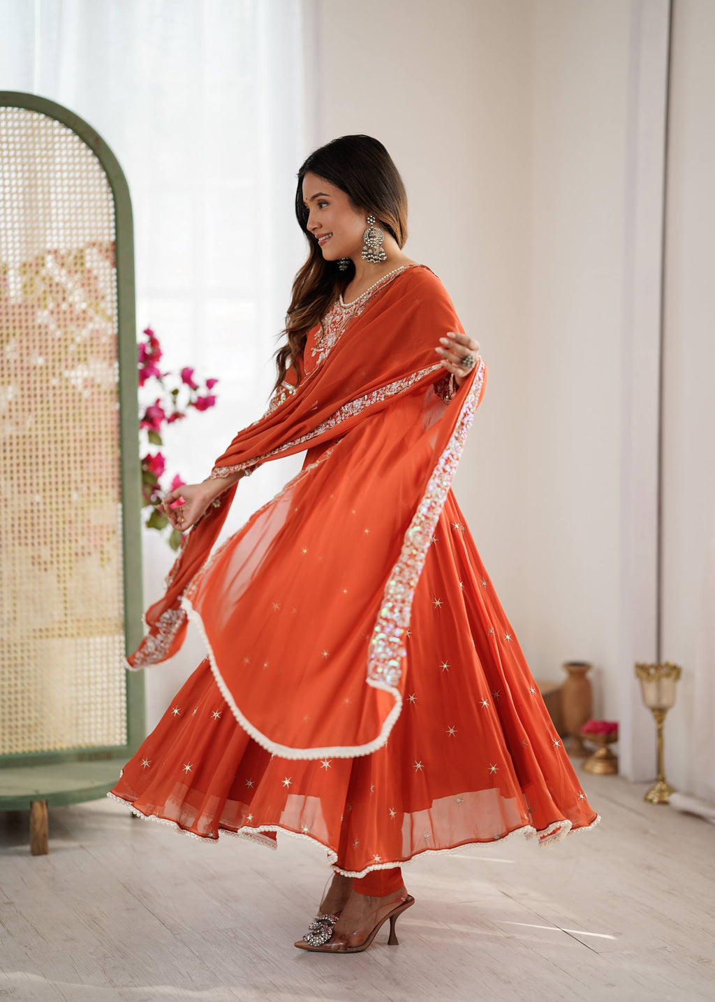 Designer Anarkali Gown Set