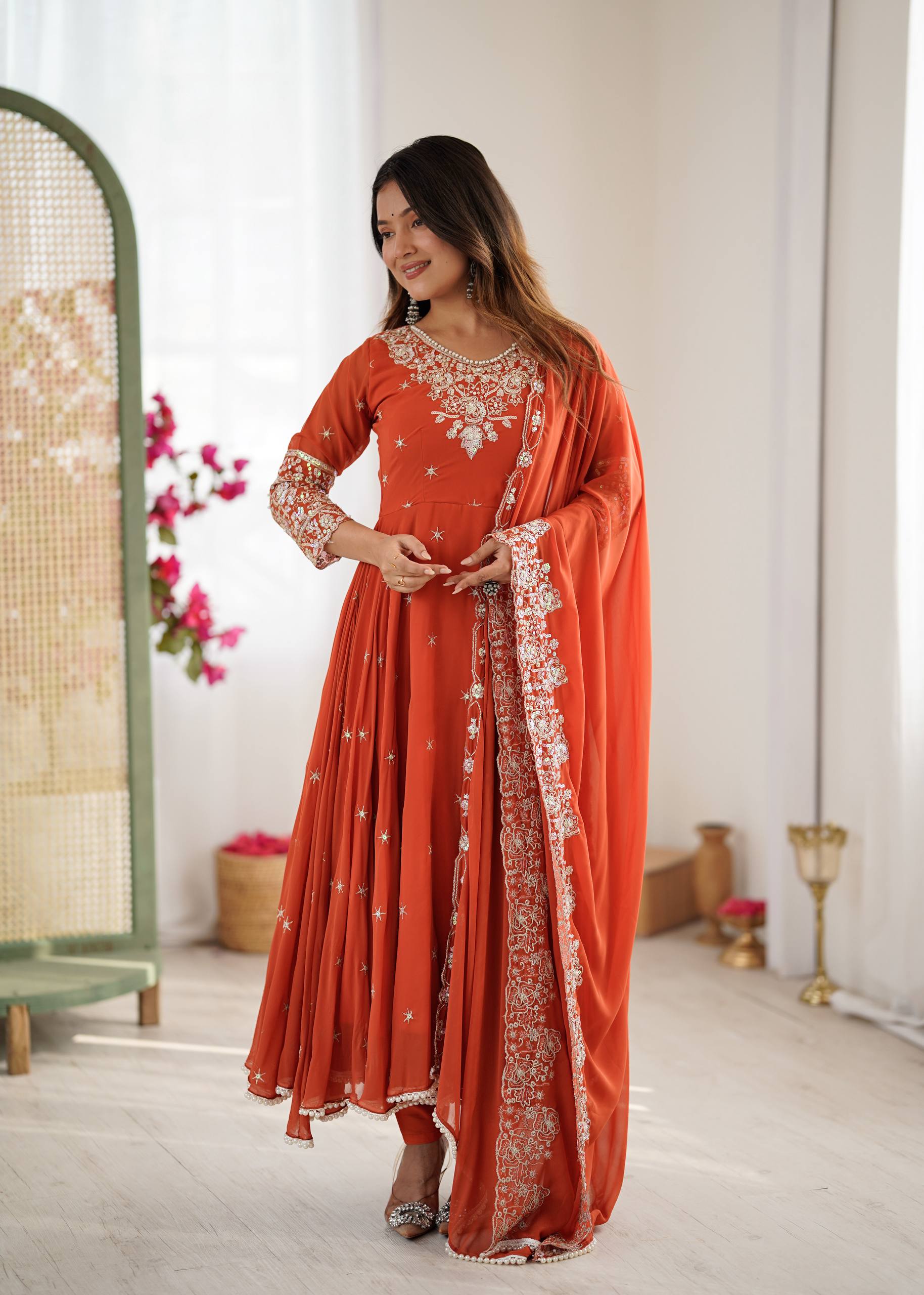 Designer Anarkali Gown Set