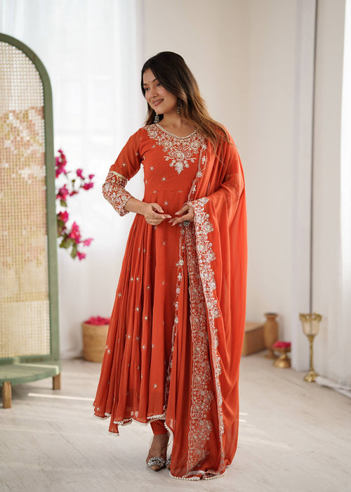 Designer Anarkali Gown Set