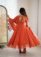 Designer Anarkali Gown Set