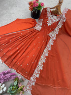 Designer Anarkali Gown Set