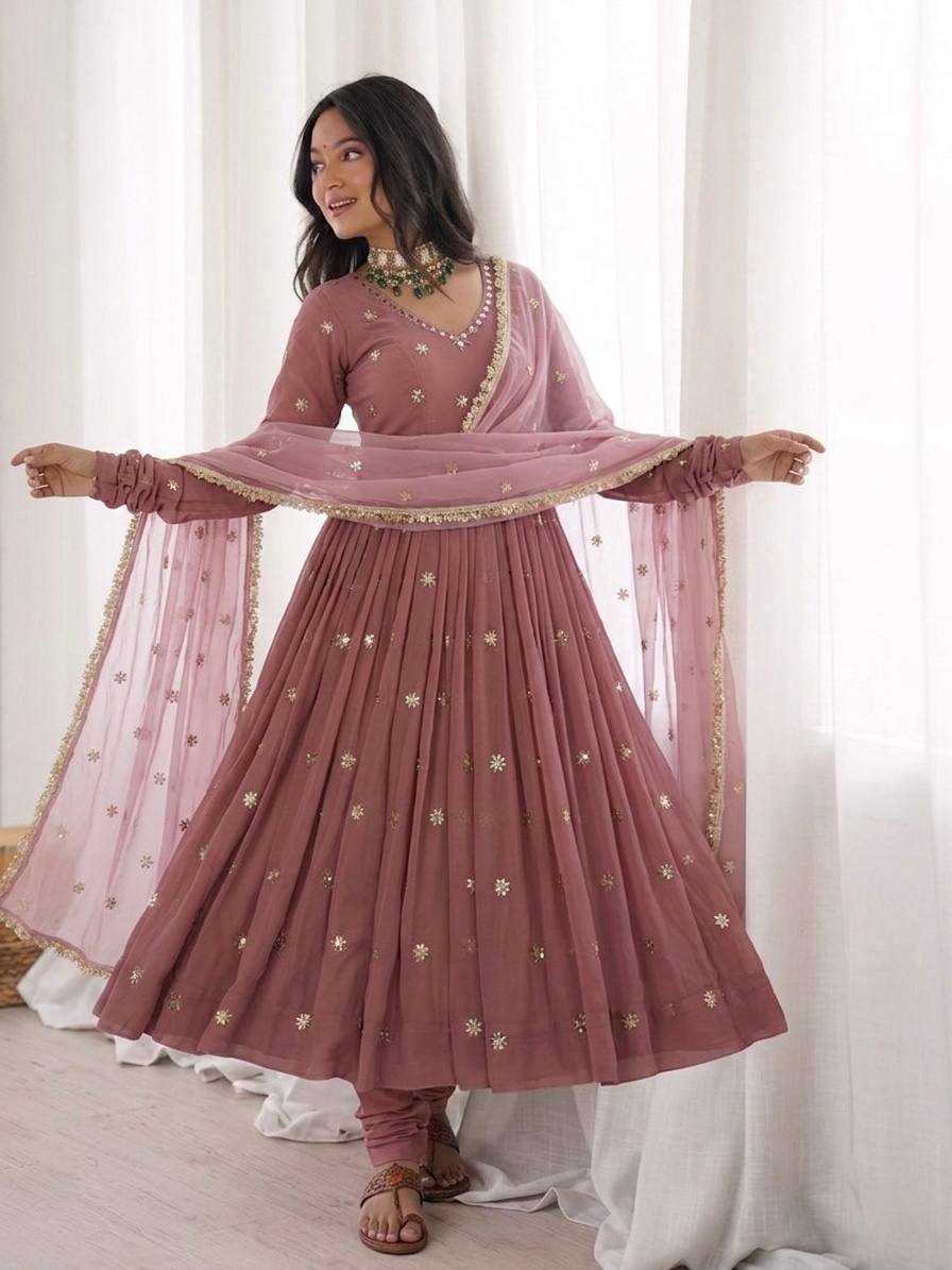Festive & Wedding Wear Fully Stitched Ethnic Suit