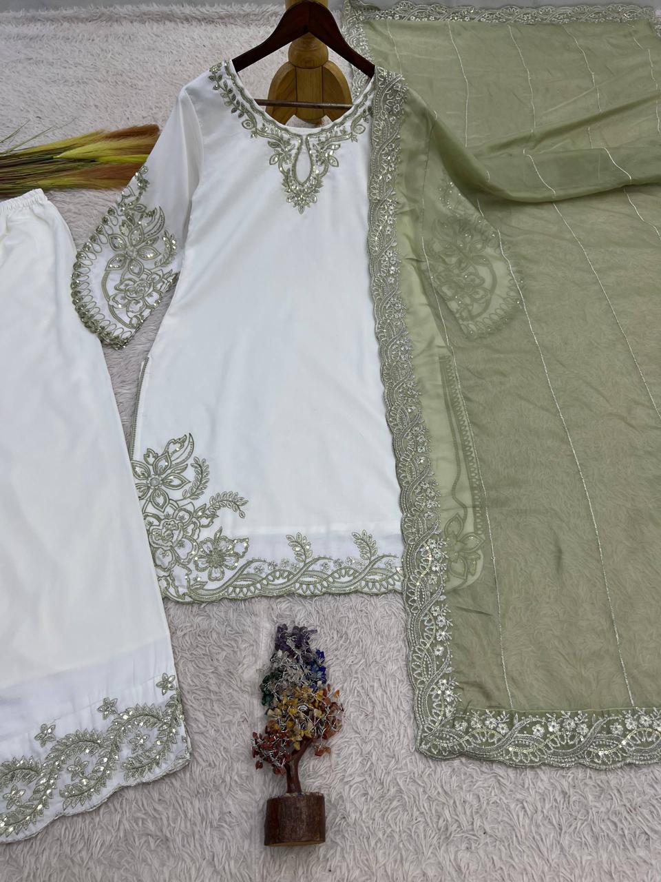 Designer Fully Stitched Ready to Wear Suit