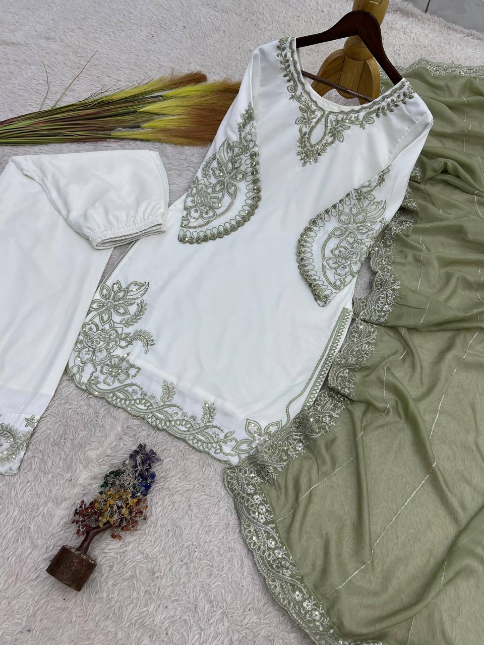 Designer Fully Stitched Ready to Wear Suit