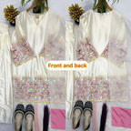 New Designer Party Wear Look Top With Farshi Salwar Suit