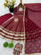 New Designer Anarkali Gown Set