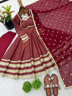 New Designer Anarkali Gown Set
