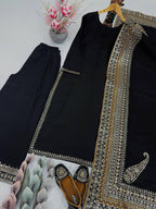 New Designer Paert Wear Look Stylish Stitched Suit