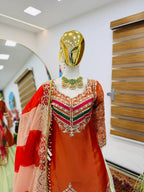 New Designer Party Look Stylish Top With  Lehenga & Dupatta Set