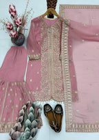 New Designer Heavy Sharara Suit Set