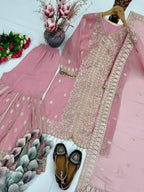 New Designer Heavy Sharara Suit Set
