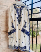 New Designer Party Wear Look Pure Rayon Cotton Top & Farshi Palazzo With Dupatta Set